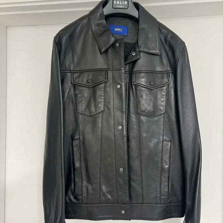[BUNJANG] TNGT Leather Trucker Jacket L / TNGT 레더 트러커 자켓 L