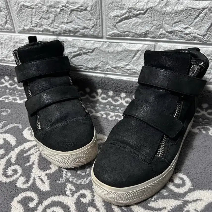 [SOLD OUT] Ash 아쉬 더블 짚 더블 버클 플랫폼 하이탑 스니커즈