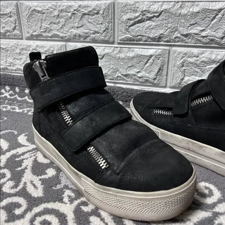 [SOLD OUT] Ash 아쉬 더블 짚 더블 버클 플랫폼 하이탑 스니커즈