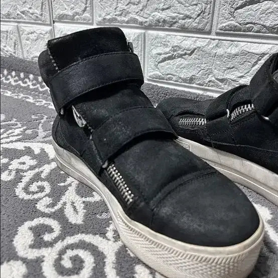 [SOLD OUT] Ash 아쉬 더블 짚 더블 버클 플랫폼 하이탑 스니커즈