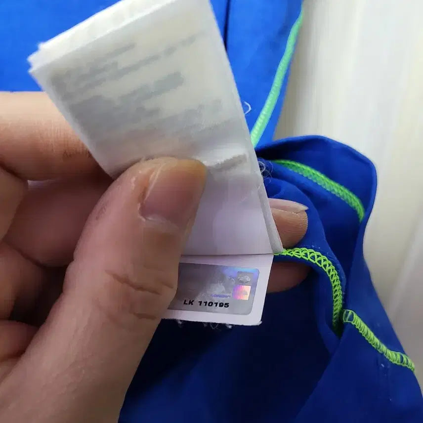 [BUNJANG] The North Face Blue Sleeveless T-Shirt / 노스페이스 블루 민소매 티셔츠