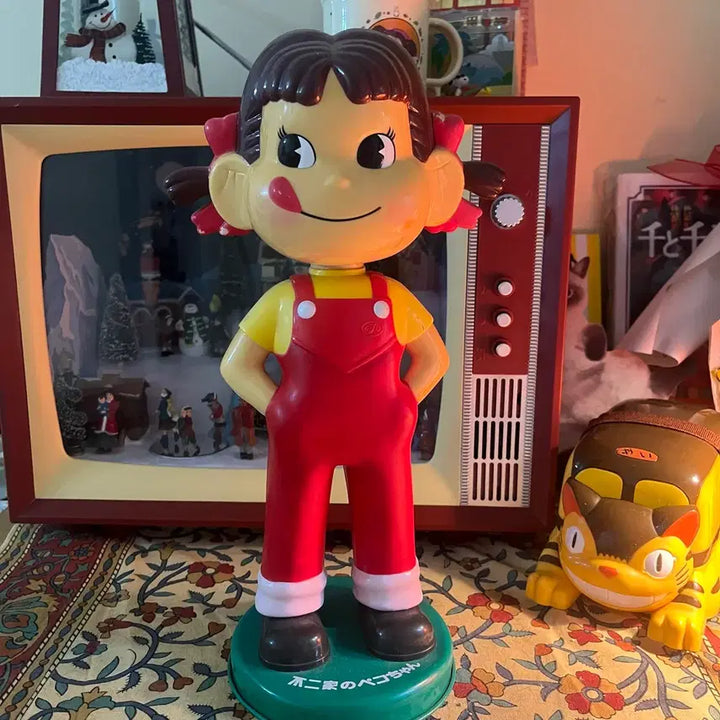 [BUNJANG] Fujiya Peko-chan Bubblehead Figure / 페코짱 버블헤드 피규어 빈티지