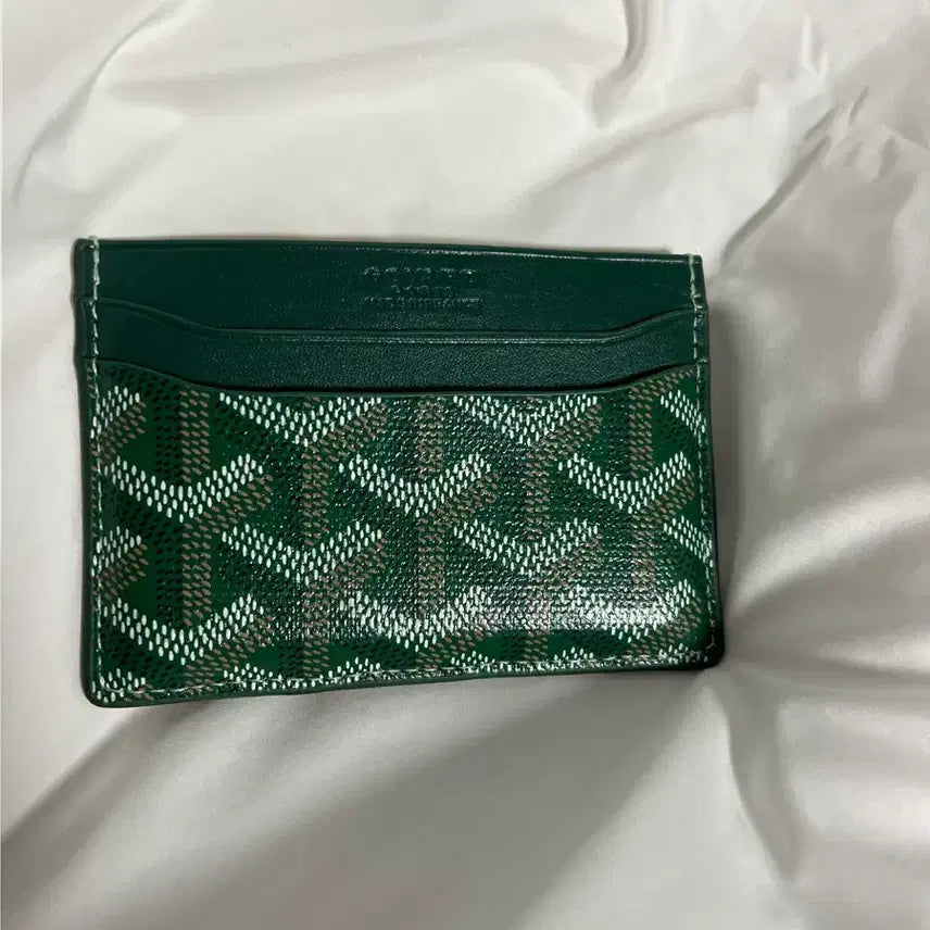 [BUNJANG] Goyard Card Holder Green / 고야드카드홀더 그린색상