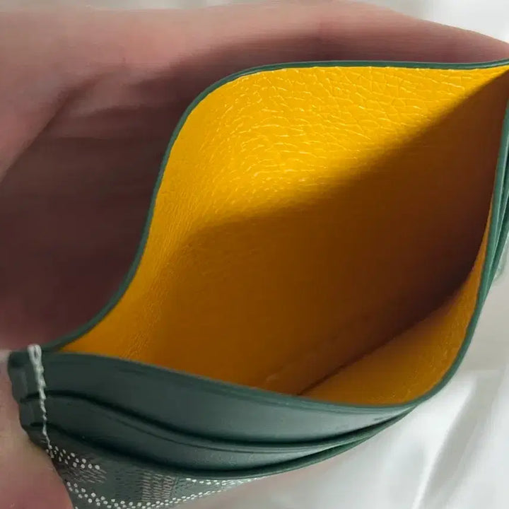 [BUNJANG] Goyard Card Holder Green / 고야드카드홀더 그린색상