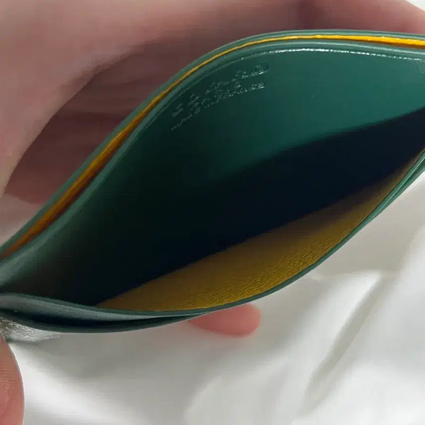 [BUNJANG] Goyard Card Holder Green / 고야드카드홀더 그린색상