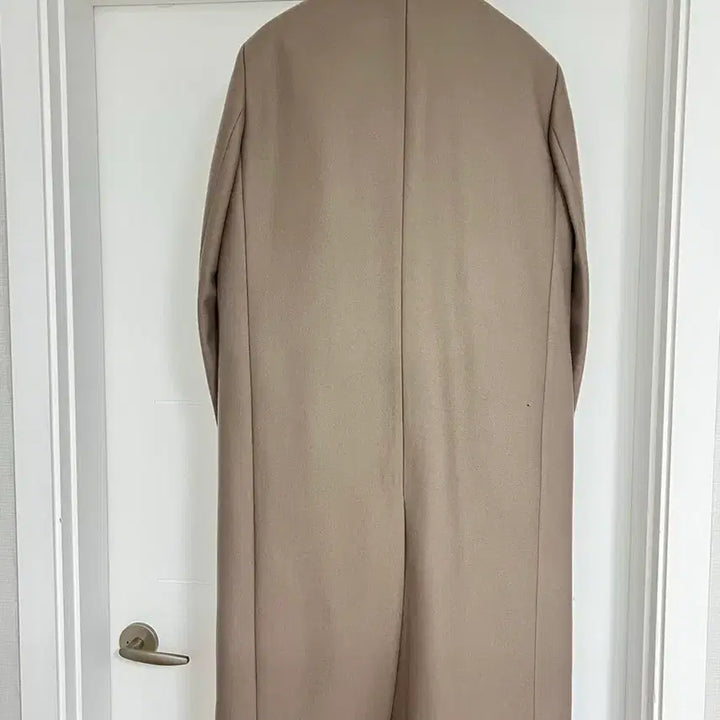[BUNJANG] Musinsa Standard Beige Camel Long Coat / 무신사스탠다드 베이지 카멜 롱코트