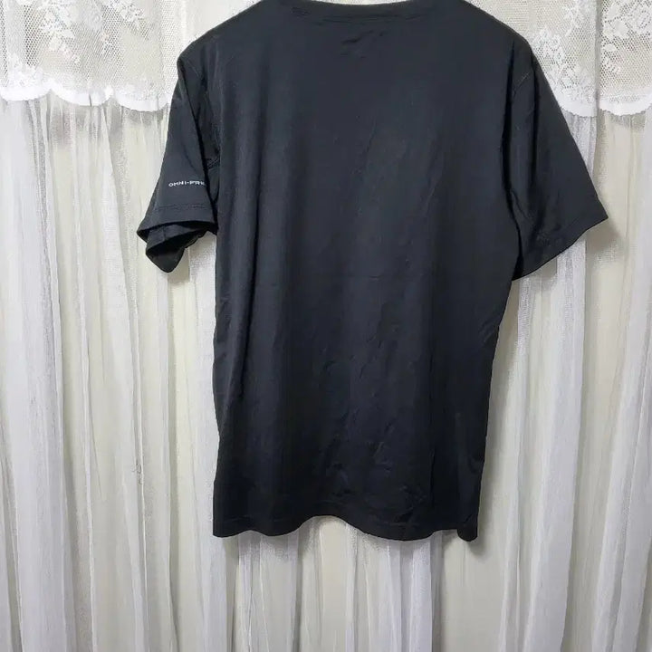 [BUNJANG] Columbia Black Logo Short Sleeve T-Shirt / 컬럼비아 블랙 로고 반팔 티셔츠