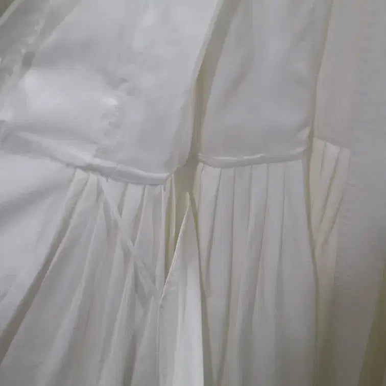 [BUNJANG] MINJUKIM Pleated Shirt Dress / 새상품 MINJUKIM 아카이브상품 (Off White)