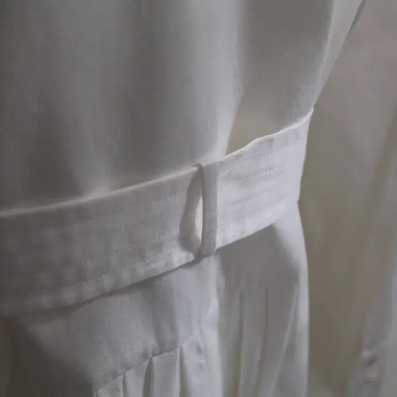 [BUNJANG] MINJUKIM Pleated Shirt Dress / 새상품 MINJUKIM 아카이브상품 (Off White)
