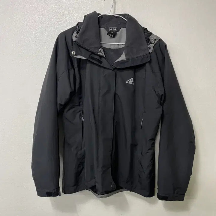 [BUNJANG] Adidas Vintage Black Windbreaker Jacket / 빈티지구 아디다스 블랙 바람막이 자켓