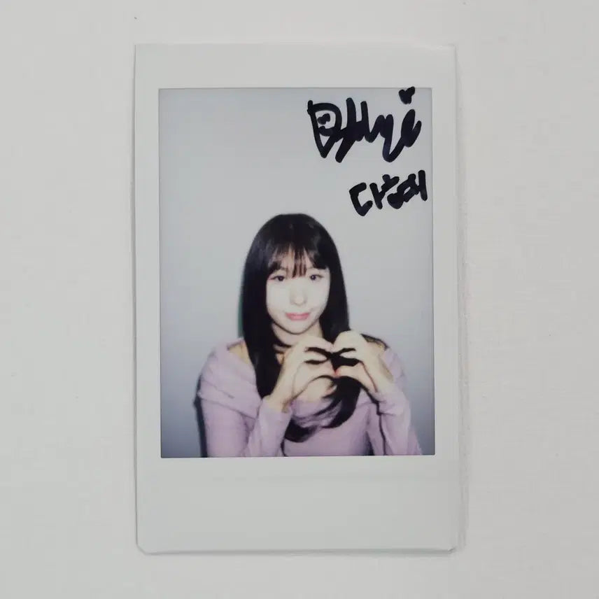 [SOLD OUT] 치어리더 정다혜 2025 합동방송 이벤트 친필싸인 폴라로이드 체키