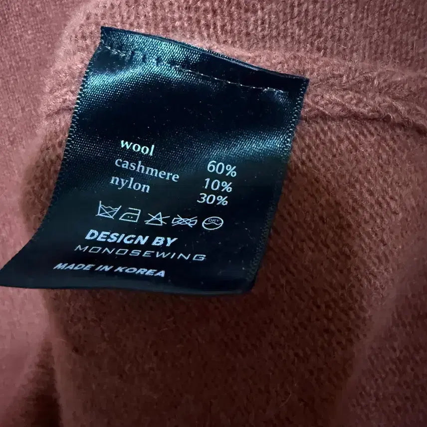 [BUNJANG] Mono Sewing Wool Cashmere Knit Sweater / [L-XL]모노소잉 울 캐시미어 니트 스웨터 48