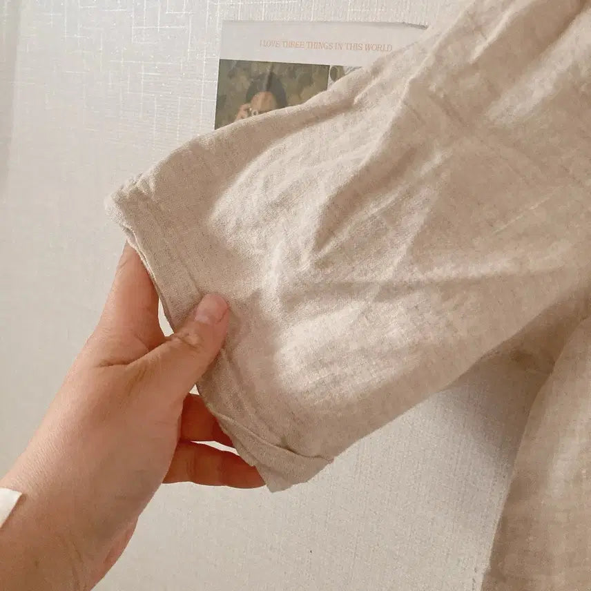 [BUNJANG] V-Neck Linen Dress / 브이넥 린넨원피스