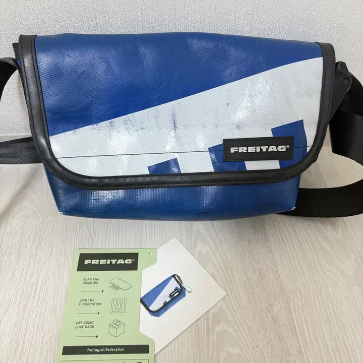 [BUNJANG] Freitag Hawaii Five-O Crossbody Bag / 하와이 파이브오민트택