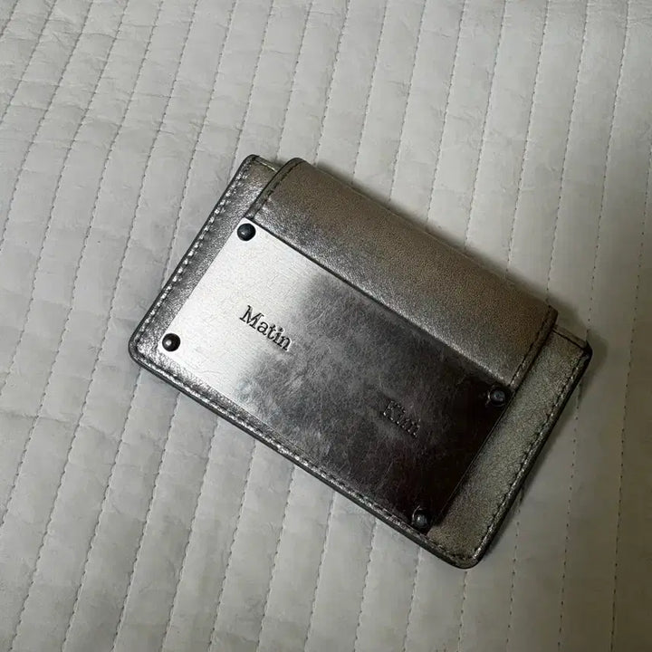 [BUNJANG] Matinkim Silver Card Wallet / Matinkim 은색 카드지갑 반지갑