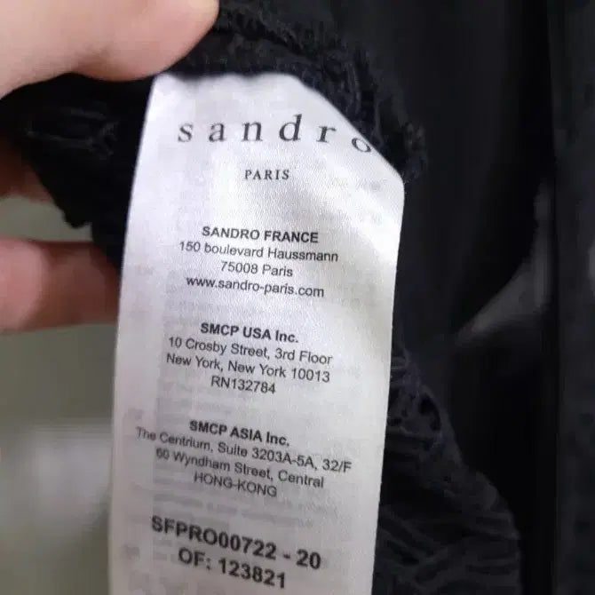 [BUNJANG] Sandro Black Lace Dress / 산드로 블랙 레이스 원피스 ~55