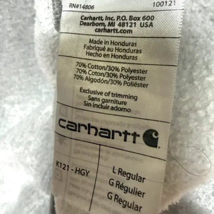 [BUNJANG] Carhartt Midweight Hoodie L / [L,100]칼하트 미드웨이트 후드티 기모 오버핏