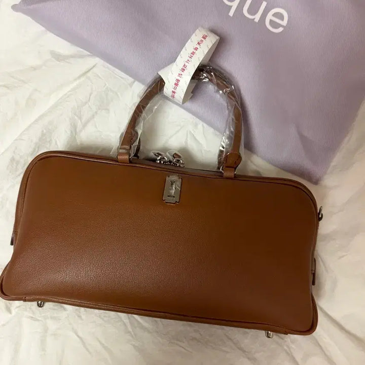 [BUNJANG] Vunque Toque Square Tote S Brown Tote Bag / 분크 Toque Square Tote S (토크 스퀘어 토트 스몰 브라운