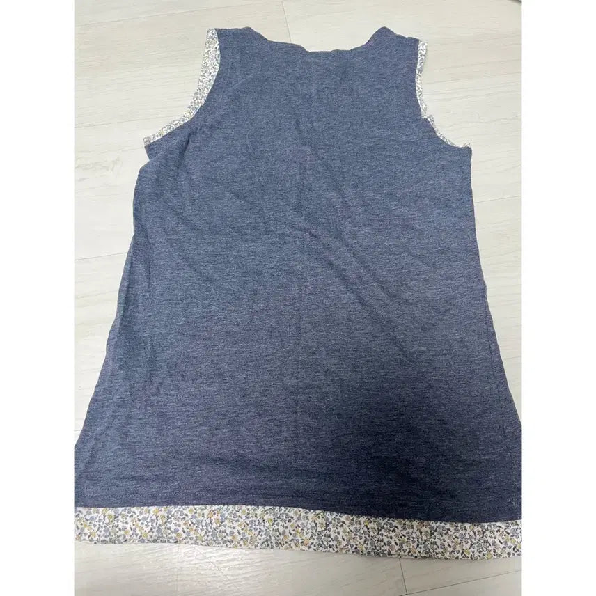 [BUNJANG] Layered Floral Mori Girl Tank Top / 잔꽃 레이어드 모리걸 나시