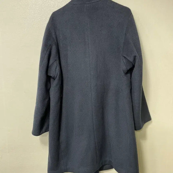 [BUNJANG] IZZAT BABA Navy Angora Coat / 빈티지구 IZZAT BABA 아이잗 네이비 모 앙고라 코트