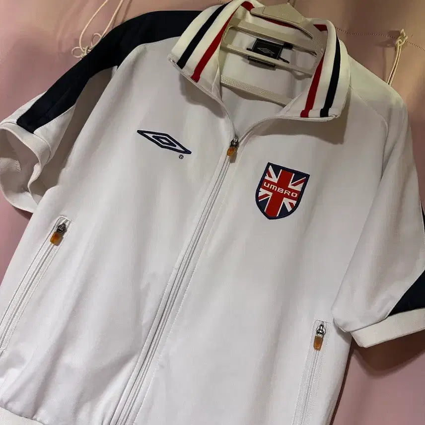 [SOLD OUT] 엄브로 잉글랜드 져지 엄브로 집업 엄브로반팔 화이트 대장