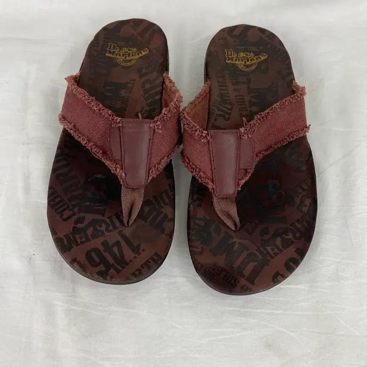 [BUNJANG] Dr. Martens AKUA Leather Flip-Flops (260mm) / 닥터마틴 AKUA 아쿠아 레더 쪼리 슬리퍼 260 <20>