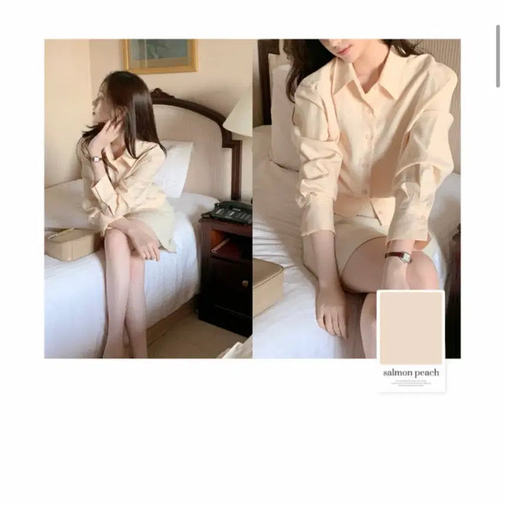 [SOLD OUT] 퍼빗 시즌리스 허리 핀턱 셔츠 블라우스 지그재그
