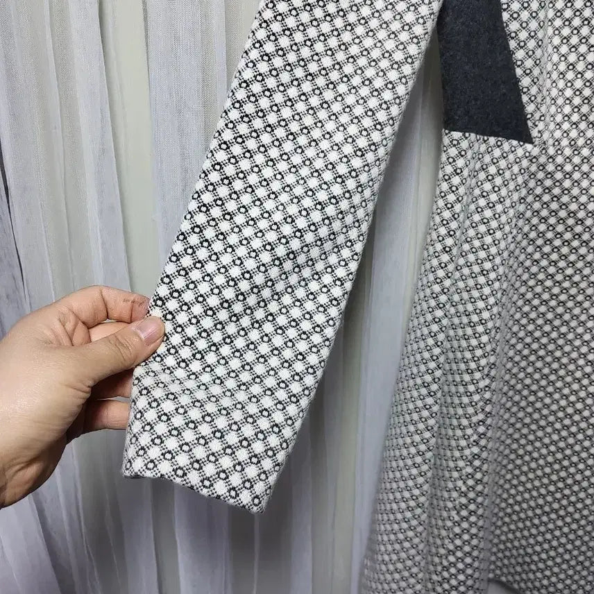 [BUNJANG] JJ JIGOTT Patterned Wool Flare Midi Dress / JJ지고트 JJ JIGOTT 장식 패턴 모 플레어 원피스
