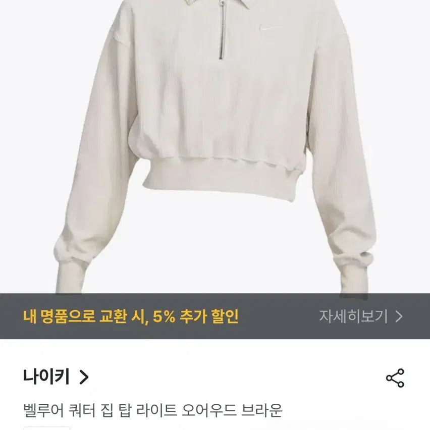 [BUNJANG] Nike Velour Zip-Up Top / 나이키 벨루어 탑집업 싸게 판매