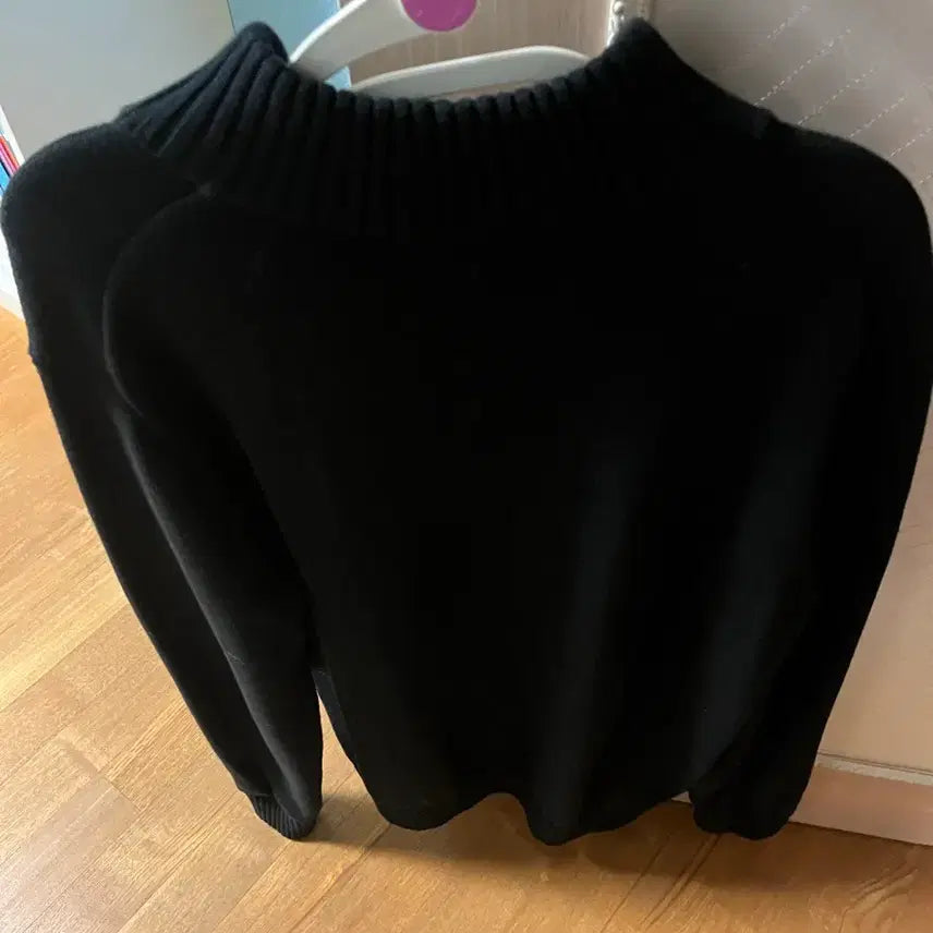 [BUNJANG] Polo Ralph Lauren Black Half-Zip Knit Sweater / 폴로 랄프로렌 블랙 하프집업 니트