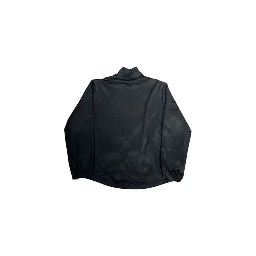 [BUNJANG] Adidas Black White Small Logo Windbreaker Jacket / 아디다스 블랙 화이트 스몰 로고 바람막이 자켓 S