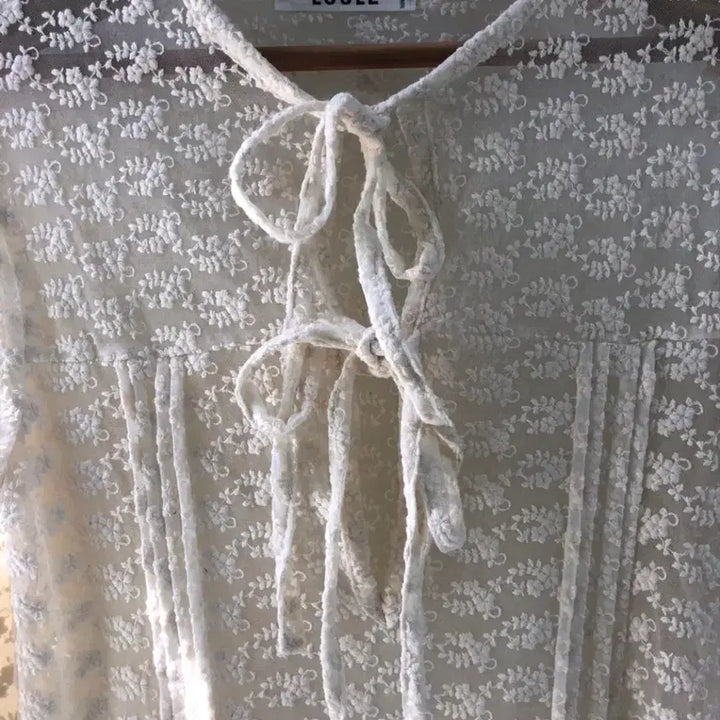 [BUNJANG] LOCLE x Low Classic Lace Embroidery Dress / [새상품] 로우클래식xLOCLE 레이스 자수 원피스