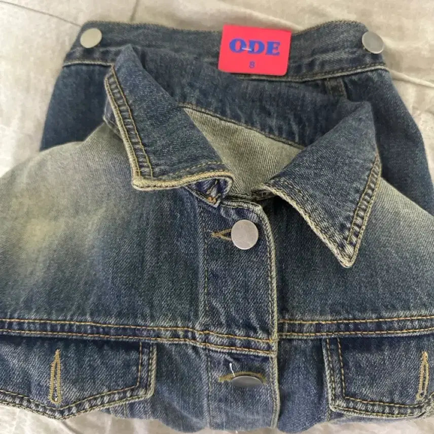 [BUNJANG] Summer Mood London Vintage Denim Jacket (Mid-Blue) - Size S / (배포 텍O 새상품) 썸머무드 런던빈티지 데님자켓 중청 s