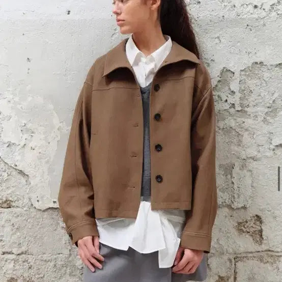 [BUNJANG] Joy Gryson Leather Jumper / 조이그라이슨 Leather Jumper 래더점퍼 프리사이즈