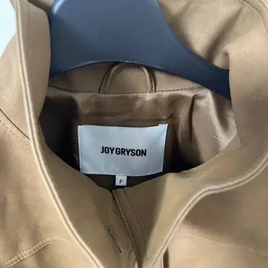 [BUNJANG] Joy Gryson Leather Jumper / 조이그라이슨 Leather Jumper 래더점퍼 프리사이즈