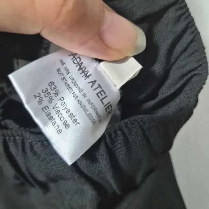 [BUNJANG] Black Pleated Long Skirt Skort / 블랙 롱 스커트 플리츠 치마바지