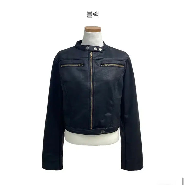 [BUNJANG] Black Leather Jacket / 레더 자켓