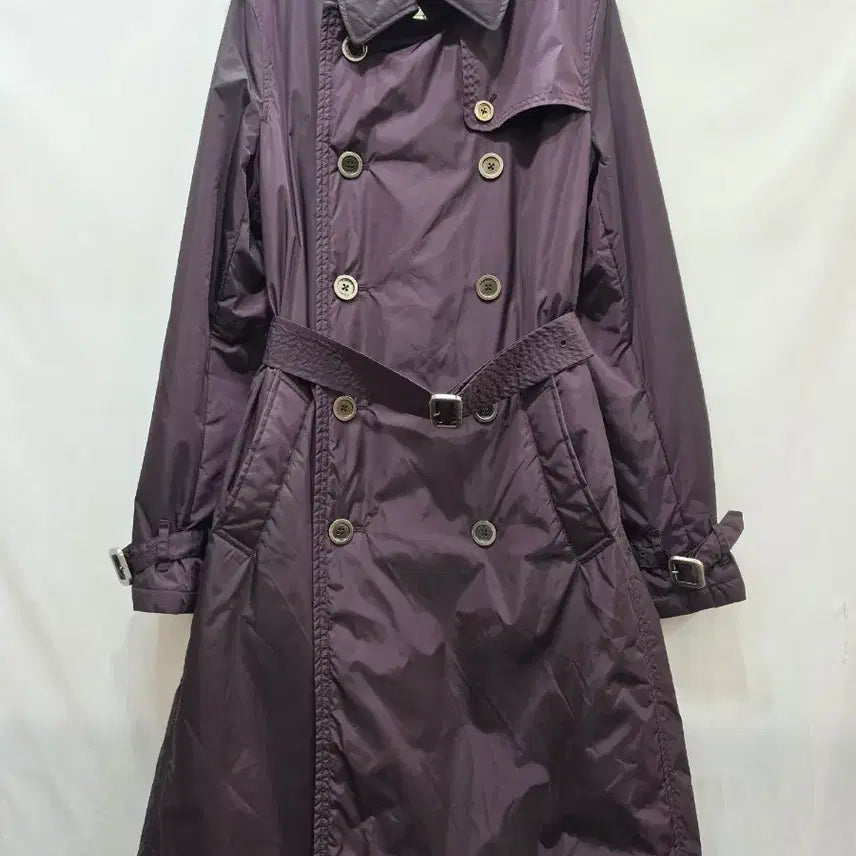 [BUNJANG] Burberry Deep Purple Trench Coat Women / (정품)버버리 딥퍼플 트렌치 코트 여성
