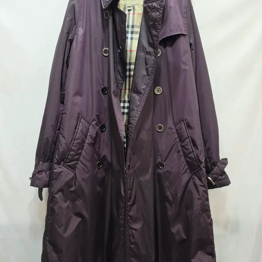 [BUNJANG] Burberry Deep Purple Trench Coat Women / (정품)버버리 딥퍼플 트렌치 코트 여성