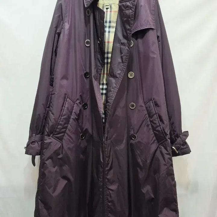 [BUNJANG] Burberry Deep Purple Trench Coat Women / (정품)버버리 딥퍼플 트렌치 코트 여성