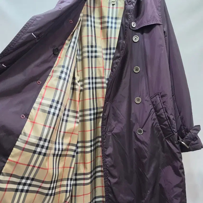 [BUNJANG] Burberry Deep Purple Trench Coat Women / (정품)버버리 딥퍼플 트렌치 코트 여성