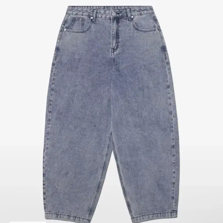 [BUNJANG] No Manual Raw Vision Denim Pants - White Blue / 노매뉴얼) RAW VISION DENIM PANTS - WHITE BLU