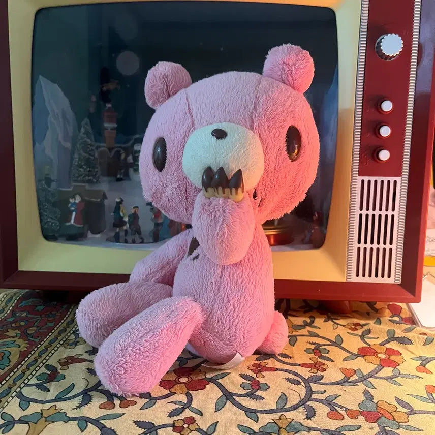 [BUNJANG] Gloomy Bear Valentine Pink Doll / 글루미베어 발렌타인 핑크 인형 빈티지 고전
