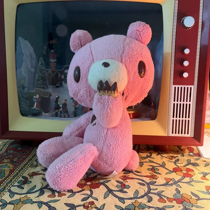 [BUNJANG] Gloomy Bear Valentine Pink Doll / 글루미베어 발렌타인 핑크 인형 빈티지 고전