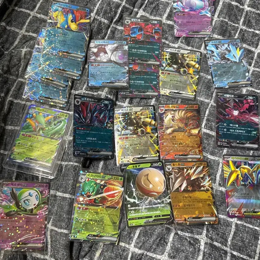 [BUNJANG] Pokemon Card RR Bundle Set / 포켓몬 카드 RR 21장 일괄