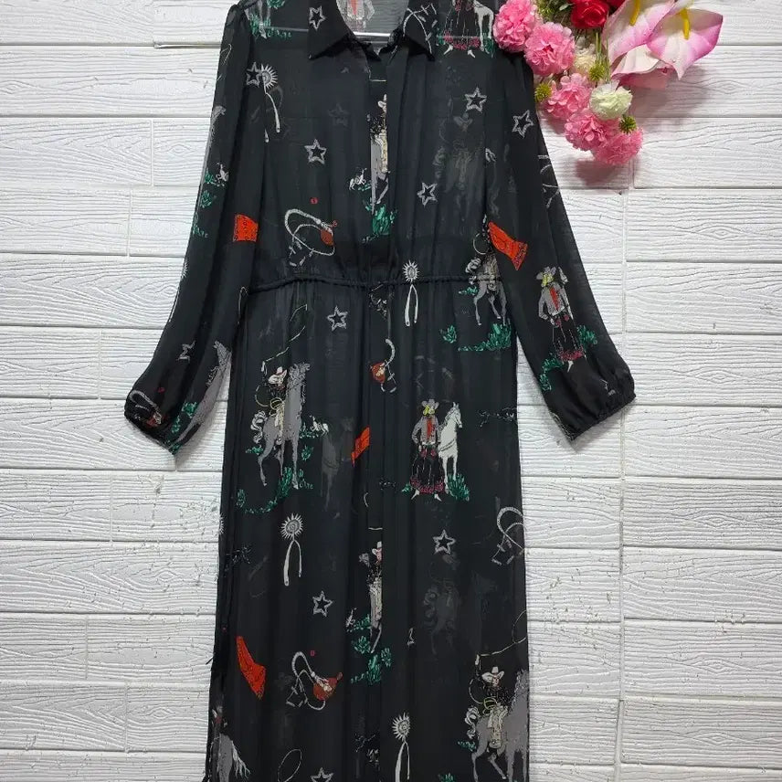 [BUNJANG] Juicy Judy Chiffon Dress / 쥬시 쥬디 쉬폰원피스 85(55ㅡ66)