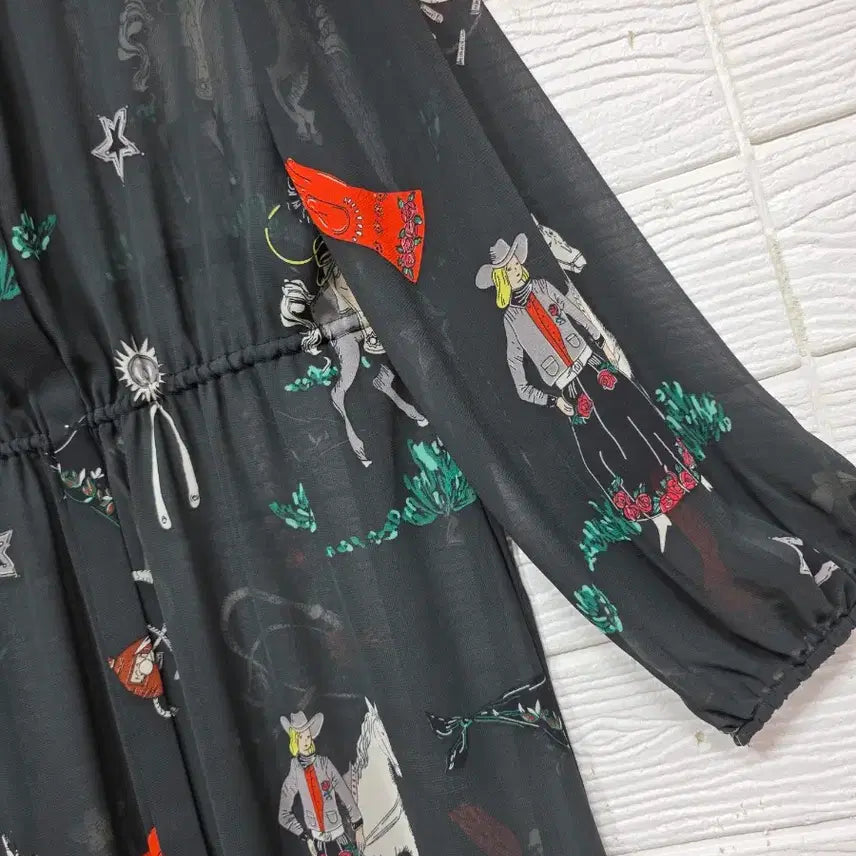 [BUNJANG] Juicy Judy Chiffon Dress / 쥬시 쥬디 쉬폰원피스 85(55ㅡ66)