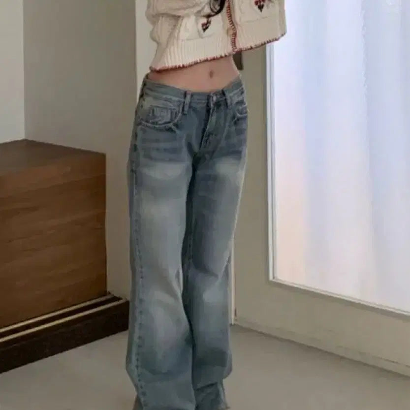 [BUNJANG] ootj Denim Jeans / ootj 미드라이즈 데님팬츠 청바지