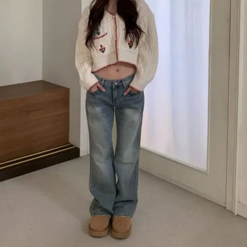 [BUNJANG] ootj Denim Jeans / ootj 미드라이즈 데님팬츠 청바지