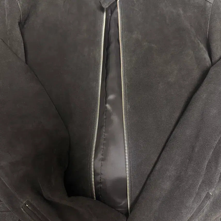 [SOLD OUT] 토니웩 25fw 스웨이드 레이서 자켓 블랙 m